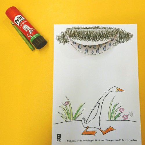 Goede Lezen Nou: kleurplaat Moppereend – Educatie Bibliotheek Den Haag EU-12
